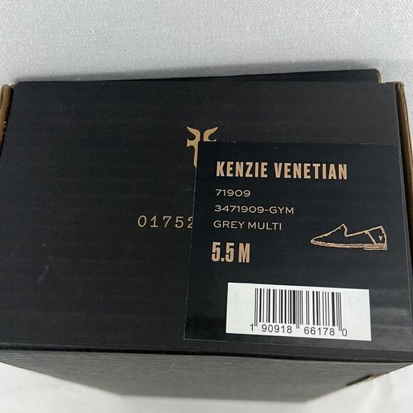 Frye Kenzie Venetian Pointed Toe Flats- Grey Multi- Size 5.5M- NIB - Picture 6 of 6